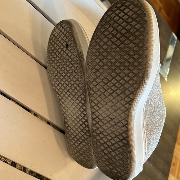 MELINE made in Italy white glitter runners size 36 (US 6) - Picture 5 of 11